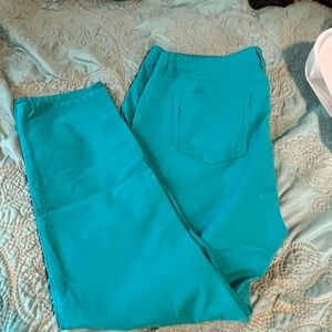 Turquoise Stretch jeans size 20w